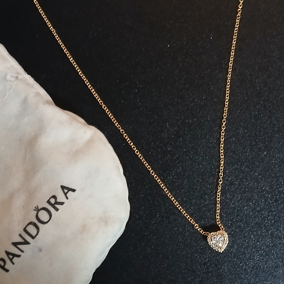 Pandora Elevated Hearts Necklace - Picture 2 of 4